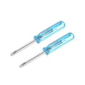 Unique Bargains Appliances Repairing Flat Head Mini Slotted  Screwdriver 2 Pcs - 1 of 4