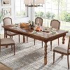 Tribesigns Wood Rectangular Dining Table for 4-6 People - 2 of 4