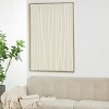 49"x33" Wooden Abstract Vertical Line Wall Art, Modern MDF Frame - Olivia & May - 2 of 4