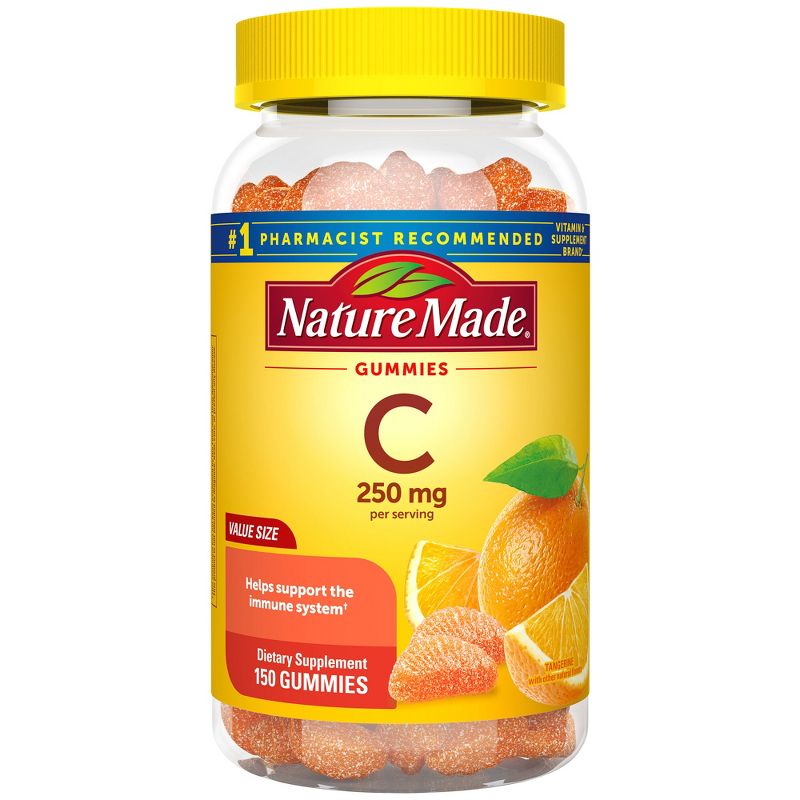Nature Made Vitamin C 250 mg Per Serving for Immune Support Gummies - Tangerine Flavored, 3 of 13