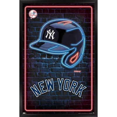 Trends International Mlb Minnesota Twins - Neon Helmet 23 Unframed