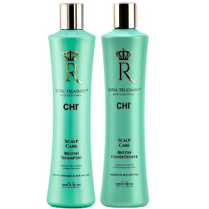 CHI Royal Treatment Scalp Care Biotin Shampoo & Conditioner (12 oz DUO SET KIT) Hair Growth and Healthy Scalp - 1 of 2