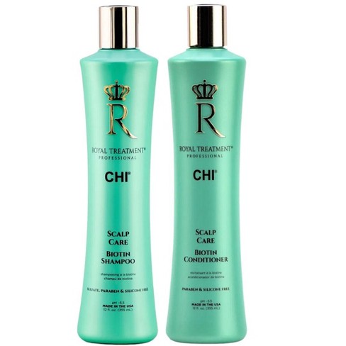 CHI Royal Treatment Scalp Care Biotin Shampoo & Conditioner (12 oz DUO SET KIT) Hair Growth and Healthy Scalp - image 1 of 2