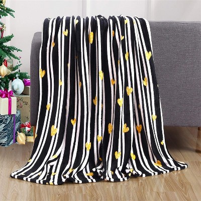 Comfort Flannel Blanket Super Soft Christmas Prints Throw Blanket Christmas Gift.