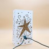 Lumabase 10ct Electric LED Luminaria Kit with LumaBases Gold Star - 2 of 4