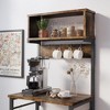 Bestier 5 Tier Microwave Stand, Coffee Bar Table with Storage for Small Space Kitchen - 2 of 4