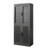 PexFix Freestanding Wood Pantry Cabinet Kitchen Storage Organizer With Shelves & Doors Large Capacity - 3 of 4