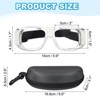 Unique Bargains PC Silicone Adjustable Strap Lightweight Professional Sports Goggles 1 Pc - 2 of 4