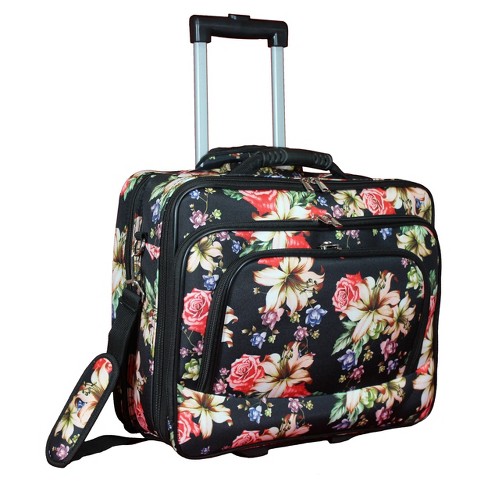 World Traveler Rolling 17-inch Laptop Case - Rose Lily : Target