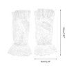 Unique Bargains Women's Half Finger Lace Floral Sunblock Fingerless Gloves 1 Pair - 3 of 4