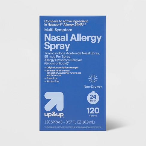 Triamcinolone Acetonide Multi-Symptom Nasal Allergy Relief Spray - 0.57 fl oz - up&up™ - image 1 of 4