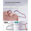 SONGMICS Velvet Hangers Non-Slip Clothes Hangers Pants Bar Space-Saving - 3 of 4