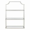 20" x 30" Ciel Tiered Wall Shelf Silver - Kate & Laurel All Things Decor: 4-Tier Glass, Metal Frame, No Assembly Required - 2 of 4