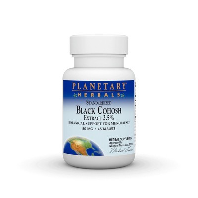 Standardized Black Cohosh Extract 2.5% by Planetary Herbals  -  45 Tablet