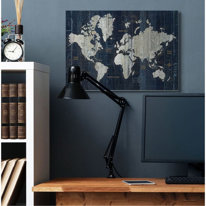 Stupell Industries Distressed Antique World Map Rustic Aesthetic, 3 of 6