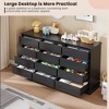 GustoWave 12 Drawer Dresser with Wide Top - Large Wood Chest of Drawers for Bedroom, Living Room, Hallway, Kids Room - 2 of 4