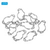 Unique Bargains Alloy Necklace Resin Casting Cat Shaped Pendant Frames 1.4" 20 Pcs - 3 of 4