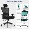 Vynxaria Tall Ergonomic Office Chair for Heavy People, with 3D Armrests, Quiet Wheels, Adjustable Lumbar Support & Headrest, Heavy-Duty Metal Base - 3 of 4
