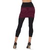 Memoi Women's Racha Stripe Skirted Leggings - 3 of 4
