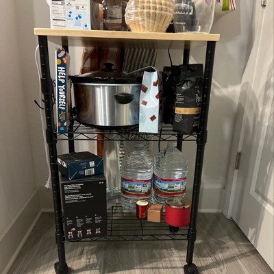 Bathroom Storage Cart Black - Room Essentials™ : Target