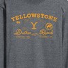 Men's - Yellowstone - Dutton Ranch Badge Long Sleeve Graphic T-Shirt - 2 of 4