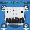 180pc 8 Sizes Rubber Grommet Kit - Includes Rubber Grommets for Wiring, Rubber Hole Plugs, (5/16", 3/8", 1/4", 1/2", 7/16", 5/8", 7/8", 1") - 2 of 4