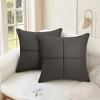 REGALWOVEN Square Waterproof Modern Decorative Sofa Cushion Cases 18 x 18 Inch 2 Pcs - 2 of 4