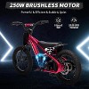 24V Kids Electric Dirt Balance Bike, 250W Motor, 3-Speed 15.5MPH, 16" Tires, Detachable Battery, for Ages 6–12 - 3 of 4