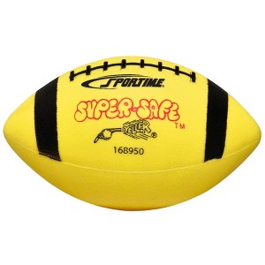 Sportime Super-Safe Youth Football, Size 7, Yellow and Black - 1 of 2