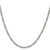 Chisel Stainless Steel Polished 3mm 20" Figaro Chain Necklace - 3 of 4