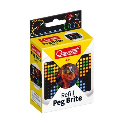 Quercetti® Peg Brite Refill, 6 Colors, Pack of 180