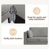 Dyonery Oversized Modular Sectional Sofa, Large L Shaped Sleeper Couch for Living Room, Convertible Modular Sofa Couch with Storage Ottoman - 3 of 4