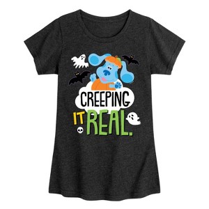 Girls' - Blue's Clues & You! - Creeping It Real Fitted Short Sleeve Graphic T-Shirt - 1 of 4
