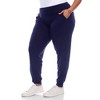 Women's Plus Size Harem Pants - White Mark - 3 of 4