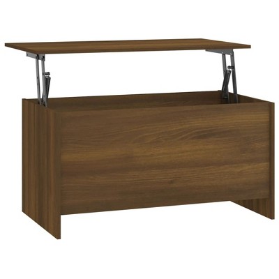 vidaXL Brown Oak Coffee Table 102x55,5x52,5 cm