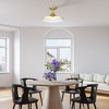 Livex Lighting Waldorf 1 - Light Semi-Flush Mount in  Soft Gold/Polished Brass - 3 of 4