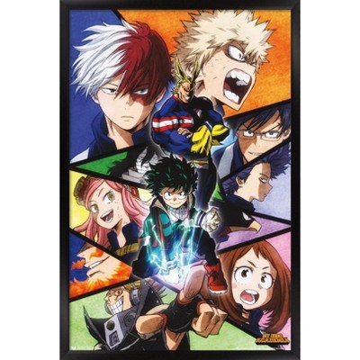 Trends International My Hero Academia: Season 2 - Key Art Framed Wall ...