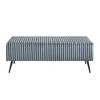 NicBex Upholstered Bench,48.3 inch Corduroy Ottoman with Metal Legs for Living Room,Entryway - 2 of 4