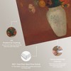 Art Remedy Odilon Redon - Bouquet in a Chinese Vase Vintage Classic Roses Wall Art, 24" x 30", Gallery Wrapped - 4 of 4