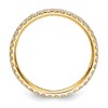 Black Bow Jewelry 1.8mm 14K Gold U Shared Prong 1/2 Ctw Diamond Eternity Band - 2 of 4