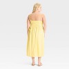 Women's Smocked V-Waist Midi Dress - A New Day™ - 2 of 3
