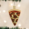Old World Christmas 4.25 In Pizza Slice Ornament Pepperoni Dough Crust Tree Ornaments - 3 of 3