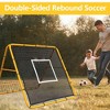 4x4 Ft Adjustable Soccer Rebounder Net – Heavy Duty Football Trainer for Backyard/Field (2-Pack) - 4 of 4