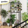 Simple Trending 3 Tier Over The Toilet Rack Black - 2 of 4