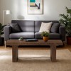 Hommoo 47.2" Rectangle Coffee Table Brown - 2 of 4