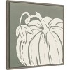 Amanti Art Autumn Tones VII Chalk Green by Anne Tavoletti Canvas Wall Art Print Framed 22-in. W x 22-in. H. - 3 of 4