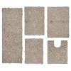 Modesto Collection Cotton Tufted Set of 5 Bath Rug Set - Home Weavers - 2 of 4