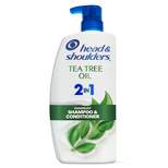 Head & Shoulders 2-in-1 Anti Dandruff Shampoo & Conditioner with Tea Tree Oil for Dry Scalp