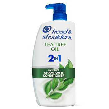 Head & Shoulders 2-in-1 Dandruff Shampoo and Conditioner, Anti-Dandruff Treatment, Tea Tree Oil for Daily Use, Paraben-Free - 28.2 fl oz