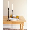 Slickblue Iron Candle Holder Set of 2, Hand-Forged Taper Stands with Weighted Base, Brass or Black, 9.5–12in - 4 of 4